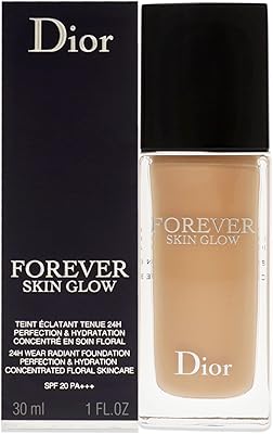 Christian dior fond de teint dior forever skin glow spf 20-3wp warm peach