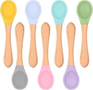Cuillère pour bébé, 7 cuillères d'alimentation pour bébé avec embouts en silicone incurvés et souples, cuillères d'alimentation en bambou naturel pour sevrage sans danger, sans bpa, ustensiles sûrs pour les tout-petits, les enfants, les nourrissons, pour l'entraînement à l'auto-alimentation des tout-petits. DIAYTAR COTE D'IVOIRE est une boutique en ligne généraliste qui propose plus de 300 000 références de produits. Elle est reconnue comme l'une des boutiques en ligne leaders en Côte d'Ivoire, offrant une grande variété de produits pour répondre aux besoins de ses clients. Avec une telle offre, DIAYTAR COTE D'IVOIRE est devenue une destination incontournable pour les achats en ligne dans la région.