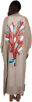 Abaya pour femme brodée d'un motif d'arbre coloré par haya beige. DIAYTAR COTE D'IVOIRE, boutique en ligne généraliste avec plus de 300000 références, propose une large gamme de produits pour répondre à tous les besoins. Elle est la boutique leader en Côte d'Ivoire et offre une expérience d'achat unique. Ses clients apprécient la variété des produits et la qualité du service.