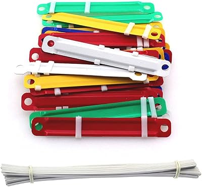 Trombones, trombones castwave, plastique, pour trombones de bureau/école, marquage et archivage de différents