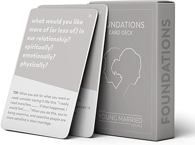 Jeu de cartes de conversation par câble pour jeunes mariés pour débutants - 52 questions et conseils pour se connecter - jeu de cartes - cadeau de mariage - road trip - apprendre à se connaître. Avec DIAYTAR COTE D'IVOIRE, les clients peuvent profiter d'une expérience d'achat en ligne sécurisée et pratique, avec des moyens de paiement variés et des options de livraison flexibles. La boutique en ligne propose également des promotions et des réductions régulières, ce qui permet aux clients de faire des économies. Les clients peuvent également profiter d'un service client personnalisé.