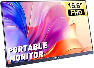 Moniteur portable c-force 156 pouces fhd 1080p usb c hdmi deuxième moniteur externe
