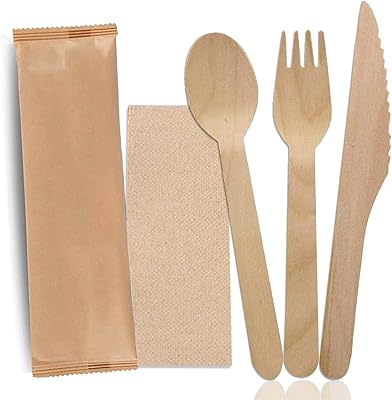 Ensemble de couverts jetables en bois (25 pièces) ensemble d'outils de camping (fourchette, couteau, cuillère et serviette) (25 pièces). La boutique en ligne DIAYTAR COTE D'IVOIRE est votre destination idéale pour tous vos besoins en ligne, avec plus de 300000 references disponibles. Cette boutique leader en Cote d'Ivoire propose une gamme étendue de produits, y compris les articles ménagers, les produits électroniques, les vêtements et les accessoires. Vous pouvez faire des achats en toute sécurité et confiance, grâce aux méthodes de paiement sécurisées et au système de retour simplifié proposé par la boutique.