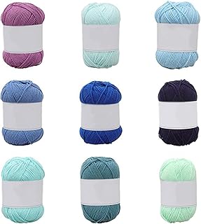 Ensemble de fils en pur coton castweave pour le tricot et le crochet