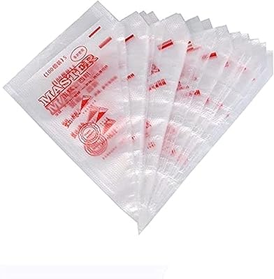 Ecv 100pcs sacs à pâtisserie jetables en crème, sacs de décoration de gâteaux