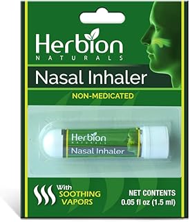 Inhalateur nasal pur herbion naturals, 1,5 ml avec menthol, huile de clou