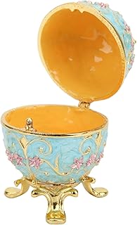 Boîte à bijoux en forme d'œuf de pâques, boîte à bijoux en émail en forme d'œuf de fabergé, porte-bijoux, organisateur de bijoux pour la maison et le bureau, décoration de cadeau de pâques. Avec plus de 300 000 références, DIAYTAR COTE D'IVOIRE est la plus grande boutique en ligne de Côte d'Ivoire, offrant une multitude de produits pour répondre à tous les besoins. La plateforme est conçue pour être utilisateur-friendly, permettant aux clients de naviguer facilement et de trouver rapidement ce qu'ils cherchent. DIAYTAR COTE D'IVOIRE est la destination idéale pour les achats en ligne en Côte d'Ivoire.