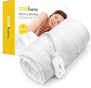 Couverture électrique double confort haut de gamme - contrôle avec 3 réglages