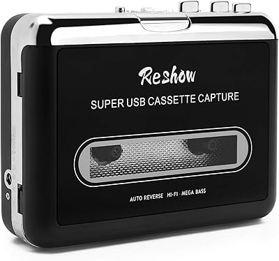 Lecteur de cassettes resho - le lecteur de cassettes portable capture la musique audio mp3 via usb - compatible avec les ordinateurs portables et les pc - convertit les cassettes walkman au format mp3. DIAYTAR COTE D'IVOIRE est une boutique en ligne généraliste qui propose plus de 300 000 références de produits, offrant ainsi une grande variété de choix à ses clients. En tant que leader en Côte d'Ivoire, elle met en avant les produits locaux tout en proposant des marques internationales de qualité. DIAYTAR COTE D'IVOIRE se distingue par sa livraison rapide et fiable.