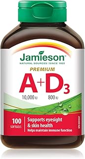 Jamieson vitamine a 10 000 ui + vitamine d 800 ui - premium
