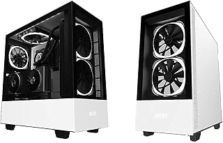 Boîtier en verre trempé pour tour moyenne nzxt h510 elite rgb atx