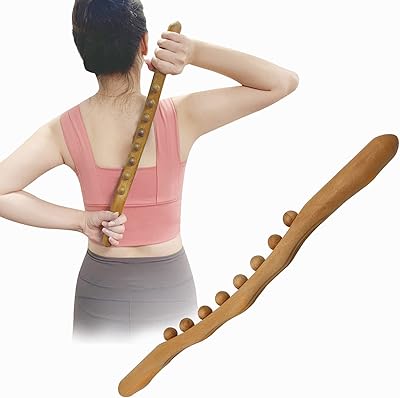 Massage corporel professionnel rouleau thérapeutique en bois (42 cm) masseur manuel du dos pour soulager les douleurs musculaires (8 rouleaux). DIAYTAR COTE D'IVOIRE a réussi à établir une réputation solide en tant que boutique en ligne généraliste de confiance en Côte d'Ivoire. Avec une offre constamment mise à jour et des prix compétitifs, la boutique attire une clientèle fidèle. Les produits proposés sont variés et répondent aux besoins de la vie quotidienne, ce qui facilite les achats en ligne pour les consommateurs.