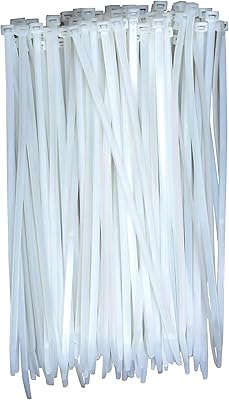 Attaches de câble en nylon autobloquantes - 300 mm, 100 pièces - attaches zippées résistantes aux uv et à la chaleur pour une utilisation intérieure et extérieure (blanc). DIAYTAR COTE D'IVOIRE se distingue par son engagement envers la qualité et la satisfaction de ses clients. Elle propose des produits de haute qualité à des prix compétitifs, ce qui la rend attrayante pour les consommateurs ivoiriens. De plus, son site web est conçu pour être facile à naviguer, ce qui facilite les achats en ligne.