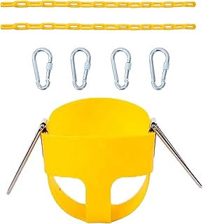 Balançoire pour enfants - ensemble complet de sièges d'activités pour enfants - jaune