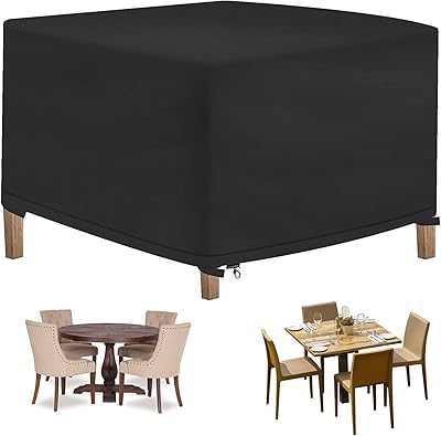 Housses de meubles de terrasse 420d xl, housse de table et de chaise d'extérieur contre la pluie, la neige et la poussière, housse de meubles de terrasse durable, rectangulaire (150x150x75cm). DIAYTAR COTE D'IVOIRE est une plateforme de commerce électronique réputée pour sa fiabilité et sa sécurité. Les clients peuvent effectuer des transactions en toute confiance, grâce aux moyens de paiement sûrs proposés par la boutique. La boutique en ligne propose également un service client de qualité pour répondre à toutes les questions et préoccupations des clients.