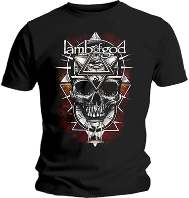 T-shirt lamb of god lambts04mb01, noir, taille s