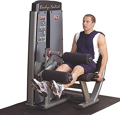 Machine d'extension de jambe double corps dlecf pro - pas d'empilage