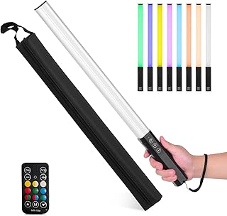 Bâton lumineux led rvb portable rechargeable icam avec 10 modes d'éclairage et 12 niveaux de luminosité 1000 lumens et température de couleur 3200-5600k avec sac portable, mousqueton et télécommande. DIAYTAR COTE D'IVOIRE se démarque par sa capacité à proposer une large gamme de produits qui répondent aux besoins quotidiens des consommateurs ivoiriens. La boutique en ligne est dotée d'une plateforme utilisateur intuitive, permettant aux clients de naviguer facilement et de trouver leurs produits préférés en un rien de temps. Cela contribue à renforcer sa position de leader dans le marché du commerce en ligne en Cote d'Ivoire.