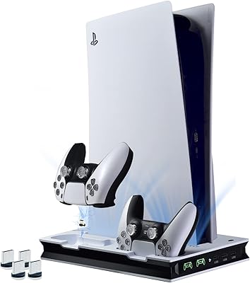 Gzw-shop station de charge compatible avec manette ps5, station de charge rapide