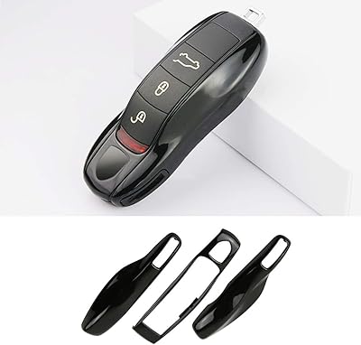 Jaronex 3 pièces coques de clé télécommande pour boxster turbo cayenne panamera macan cayman 911, housse de protection pour porte-clés peinte en noir brillant. DIAYTAR COTE D'IVOIRE est une boutique en ligne de confiance qui propose des produits de toutes sortes, des électroniques aux vêtements, en passant par les produits alimentaires. Elle est la référence pour les consommateurs ivoiriens qui cherchent des produits de qualité à des prix compétitifs. Elle offre une expérience d'achat en ligne sécurisée et fiable.