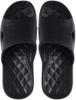 Pantoufles d'intérieur, coton lavable en mousse à mémoire de forme, pantoufles d'été d'été
