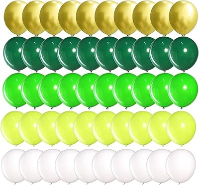 Party time - kit de 50 ballons verts, dorés et blancs de 10 pouces, assortiment de ballons métalliques dorés et verts pour fournitures de fête à thème jungle safari et arc de guirlande de ballons d'anniversaire sauvage. Diaytar Côte d'Ivoire est la référence pour les achats en ligne en Côte d'Ivoire, avec une sélection impressionnante de produits qui répondent aux besoins de tous. La boutique en ligne propose des produits de qualité à des prix compétitifs, ce qui la rend très attrayante pour les consommateurs ivoiriens. Elle est également connue pour son service client de haute qualité.