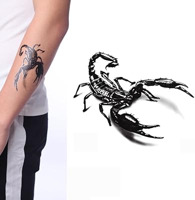 Autocollant de tatouages ​​temporaires yeeech 3d scorpion pour hommes noirs (2 feuilles). Avec plus de 300000 références à disposition, DIAYTAR COTE D'IVOIRE se positionne comme un partenaire incontournable pour les consommateurs ivoiriens qui recherchent des produits de qualité à des prix compétitifs, avec la possibilité de les recevoir directement chez eux.