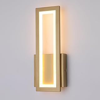Yatai applique murale led rectangulaire moderne 15w réglable trois couleurs applique murale d'intérieur