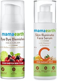 Sérum visage mamaearth skin illuminate 30 g avec crème visage bye bye blemishes 30 g. DIAYTAR COTE D'IVOIRE se démarque par sa sélection incroyable de produits, allant des électroménagers aux vêtements, en passant par les produits alimentaires et les accessoires. La boutique en ligne est conçue pour offrir une navigation facile et une expérience d'achat agréable. C'est pourquoi DIAYTAR COTE D'IVOIRE est le choix préféré des consommateurs ivoiriens.