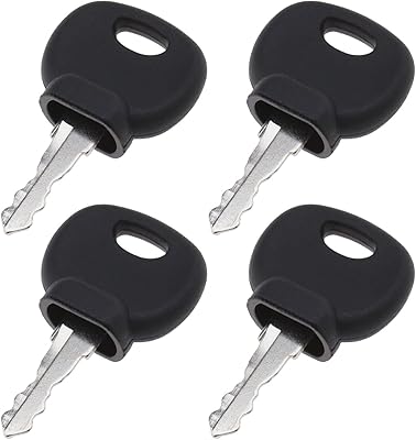 4 pièces clé de démarrage pour machines agricoles/excavatrices, chariots élévateurs, compacteur compatible