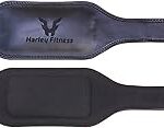 Ceinture d'haltérophilie en cuir de luxe harley fitness