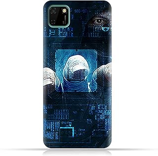 Coque de protection en tpu amc design pour huawei y5p avec motif hacker