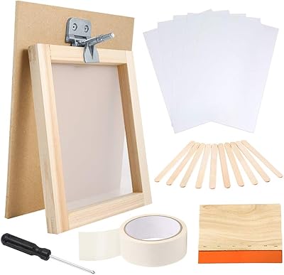 Le kit de sérigraphie kaido pour débutant, 27 pièces, comprend un cadre de sérigraphie de 8" x 10" avec 110 grilles blanches, un clip de charnière papillon et des outils de sérigraphie. DIAYTAR COTE D'IVOIRE est une boutique en ligne généraliste qui propose plus de 300 000 références de produits, faisant d'elle la boutique leader en Cote d'Ivoire. Elle offre une large gamme de produits pour répondre aux besoins de ses clients. Avec une telle variété de choix, les clients peuvent trouver tout ce dont ils ont besoin en un seul endroit.