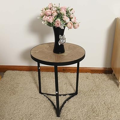 Table d'appoint ronde en bois yatai avec cadre en métal pour coins et table basse centrale en bois à côté de la table de chevet - table d'appoint pour meubles de salon - table à thé pour petits espaces. Avec plus de 300 000 références, DIAYTAR COTE D'IVOIRE offre une expérience d'achat unique et personnalisée thanks à son catalogue diversifié. La boutique se concentre également sur l'innovation technologique pour améliorer continuellement l'expérience utilisateur et simplifier le processus d'achat en ligne. Cela reflète son engagement envers l'excellence et la satisfaction des clients.
