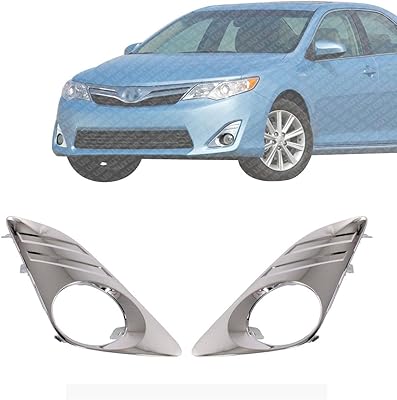 Couvercle chromé de phare antibrouillard droit 52127-06310 pour toyota camry 2012-2014