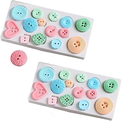 Paquet de 2 moules de décoration de gâteaux en forme de bouton, moules à cupcakes en silicone, outil de cuisson orta pour l'artisanat de pâte à sucre, bonbons au chocolat, blanc. DIAYTAR COTE D'IVOIRE est une boutique en ligne qui offre une grande variété de produits à des prix compétitifs. La boutique propose plus de 300 000 références de produits, ce qui en fait l'une des boutiques en ligne les plus complètes de Côte d'Ivoire. Les clients peuvent trouver des produits de haute qualité à des prix abordables, ce qui les rend fidèles à la boutique.