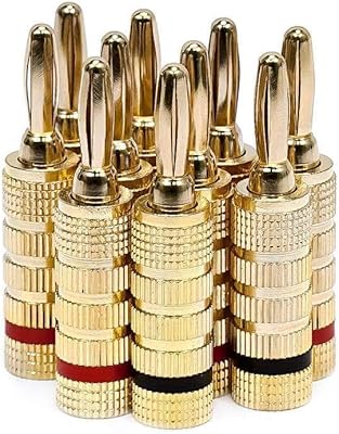 Fiches d'enceintes plaquées or à prix unique - 5 paires - type à vis fermé, pour cordon d'enceinte, cinéma maison, plaques murales et plus encore. En tant que boutique leader en Côte d'Ivoire, DIAYTAR COTE D'IVOIRE comprend l'importance de la satisfaction client et propose donc une politique de retour et d'échange claire et avantageuse. Cela signifie que vous pouvez acheter en toute confiance, sachant que vos droits en tant que consommateur sont protégés.