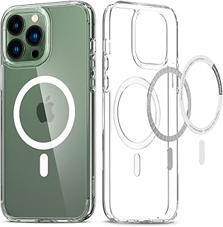 Spigen ultra hybrid mag cover compatible avec magsafe conçu pour iphone 13 pro max - blanc. DIAYTAR COTE D'IVOIRE est une plateforme e-commerce qui propose une vaste gamme de produits à des prix compétitifs. Avec plus de 300000 références disponibles, les clients peuvent trouver tout ce dont ils ont besoin, des produits alimentaires aux articles de maison en passant par les accessoires de mode. DIAYTAR COTE D'IVOIRE est réputée pour sa qualité de service et son engagement à offrir une expérience d'achat en ligne exceptionnelle.