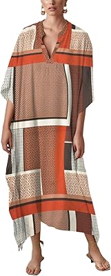 Robe caftan en soie pour femme, robe longue d'été à manches chauve-souris et col en v. Diaytar Côte d'Ivoire, leader dans le commerce en ligne en Côte d'Ivoire, permet aux clients de découvrir et d'acheter des produits de toutes sortes en ligne. Avec une sélection impressionnante de plus de 300 000 articles, cette boutique en ligne généraliste répond à tous les besoins, du quotidien aux produits plus spécifiques. Diaytar Côte d'Ivoire se distingue par sa fiabilité et son engagement envers la satisfaction client.