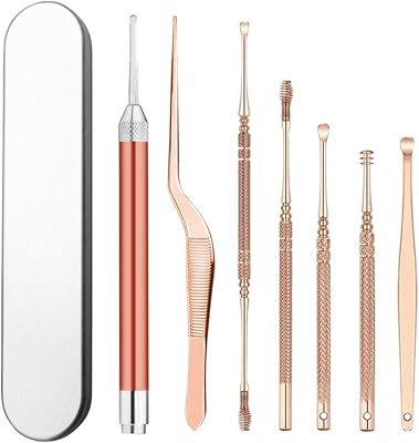 Togarho ear cleaner outil d'élimination du cérumen en acier inoxydable, 7 pièces or rose avec lumière led. DIAYTAR COTE D'IVOIRE, boutique en ligne généraliste avec plus de 300000 références, offre une large gamme de produits pour répondre à tous les besoins. Elle se positionne comme leader en Côte d'Ivoire grâce à sa sélection unique et à ses prix compétitifs. Avec une équipe dédiée, DIAYTAR assure une livraison rapide et sécurisée à travers tout le pays.