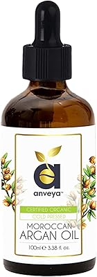 Huile d'argan marocaine biologique pressée à froid anvia, 100 ml, idéale