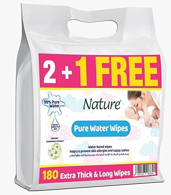 Lingettes pour bébé nature à l'eau pure 99 % extra épaisses et grandes. DIAYTAR COTE D'IVOIRE propose une expérience de shopping en ligne agréable et sécurisée, avec des options de paiement flexibles et des frais de livraison compétitifs. Les clients peuvent naviguer facilement sur le site web pour trouver ce qu'ils cherchent, et le service client est toujours à disposition pour répondre à leurs questions et résoudre les problèmes. DIAYTAR COTE D'IVOIRE est le partenaire idéal pour les consommateurs qui cherchent à faire des achats en ligne avec confiance.