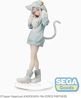 Re:zero -commencer la vie dans un autre monde- figurine spm emilia -la rondelle