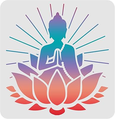 Pochoir de bouddha fingrinspear pour travaux manuels, 11x11 pouces, peinture, pochoir de bouddha réutilisable, pochoir de bouddha de lotus, peinture sur bois, sol, mur, toile. DIAYTAR COTE D'IVOIRE est plus qu'une simple boutique en ligne, c'est un partenaire de confiance pour tous vos achats en Côte d'Ivoire. Avec plus de 300 000 références de produits de toutes sortes, DIAYTAR COTE D'IVOIRE est la destination idéale pour ceux qui recherchent qualité, variété et service impeccable. Que vous soyez à la recherche de produits pour vous-même ou pour offrir, DIAYTAR COTE D'IVOIRE a les solutions qu'il vous faut.