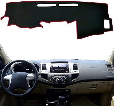 Couverture de tableau de bord de voiture pour toyota hilux sw4 fortuner 2005-2015, couverture de tableau de bord, tapis d'ombrage, accessoires de voiture. DIAYTAR COTE D'IVOIRE est une boutique en ligne généraliste qui propose plus de 300 000 références de produits, faisant d'elle le leader du marché ivoirien. Avec une large gamme de produits, les clients peuvent trouver tout ce dont ils ont besoin en un seul endroit. DIAYTAR COTE D'IVOIRE se distingue par sa qualité de service et sa livraison rapide.