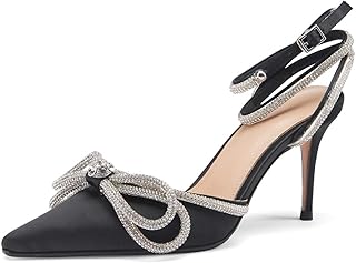 Sandales de mariage à talons hauts avec bride à la cheville en strass et bride arrière en satin. La boutique en ligne DIAYTAR COTE D'IVOIRE se distingue par sa large offre de produits et son engagement à offrir un service client de haute qualité. Elle propose une expérience d'achat en ligne sécurisée et pratique, avec des options de paiement variées et une livraison rapide.