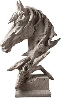 Figurine tête de cheval sculptée en forme de petit animal garnicke, cadeau d'ornement artisanal pour bureau, bureau, maison, étagère. DIAYTAR COTE D'IVOIRE, leader incontesté du commerce en ligne en Côte d'Ivoire, vous offre une expérience d'achat unique et personnalisée. Avec une sélection impressionnante de produits, vous trouverez tout ce dont vous avez besoin.