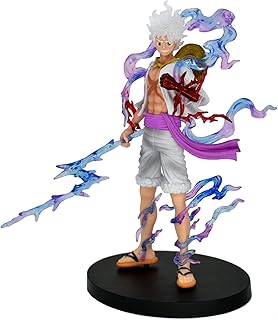 Figurine luffy gear 5 de la collection anime maseki one piece, cadeau