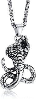 Collier serpent avec pendentif tête de mort pour hommes - bijoux gothiques en acier inoxydable, tête de squelette, colliers de rappeur 24 pouces. Avec une gamme de produits qui dépasse les 300000 références, DIAYTAR COTE D'IVOIRE est la boutique en ligne la plus complète en Côte d'Ivoire. Elle propose des produits de marques locales et internationales, et offre une garantie de satisfaction pour tous ses produits. C'est la destination idéale pour les acheteurs en ligne qui cherchent une grande variété de produits et un service de qualité.