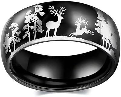 Xahh 8 mm en acier inoxydable anneaux pour hommes femmes gravé au laser cerf dans la forêt paysage extérieur bande bombée finition polie ajustement confortable taille 5-13. DIAYTAR COTE D'IVOIRE est plus qu'une boutique en ligne, c'est une expérience d'achat en ligne personnalisée et sécurisée. Nous nous engageons à fournir à nos clients les meilleurs produits et services, avec une équipe de professionnels dédiés à répondre à vos questions et à vous aider à trouver les produits qui vous conviennent. Notre objectif est de vous offrir une expérience d'achat en ligne inoubliable et de vous faire revenir vers nous pour toutes vos besoins d'achat en ligne.